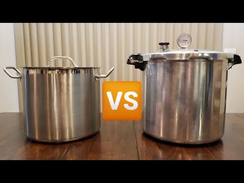 Canning 101: water bath canner VS pressure canner