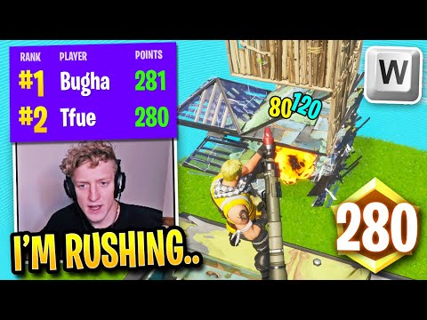 Tfue Goes Full RUSH MODE Destroying Everyone to Qualify! (Fortnite)