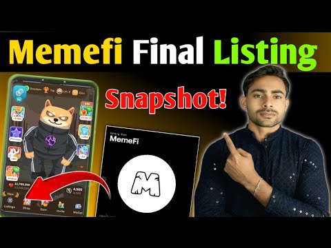 $MEMEFI Listing DELAY ! Snapshot ✔️ Memefi Airdrop New Update Withdrawal Date | Crypto Wala Dost