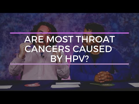 Are most throat cancers caused by HPV?