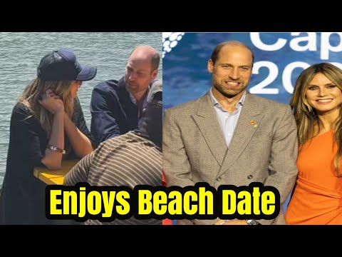 Prince William enjoys BEACH DATE with super model before returning to His wife Kate