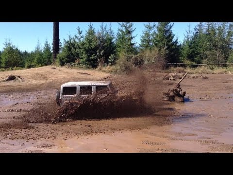 Mudding up in Tahuya State Forest