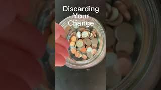 Saving pocket change #moneychallenge #cashstuffing #budgetbinder #savings #cash #penny #budget