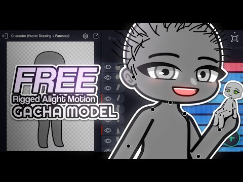 (OUTDATED) GIVING AWAY a Fully Rigged Gacha Alight Motion Model