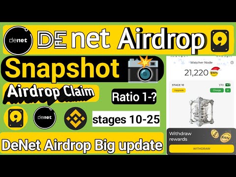 "DeNet stoarge Airdrop"snapshot 📸 [denet stoarge App withdrew & Claiming updates ]