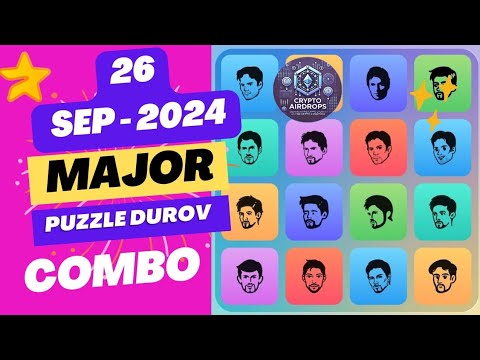 Major Coin Combo 26 SEP 2024 | $Major Airdrop Crypto Airdrops