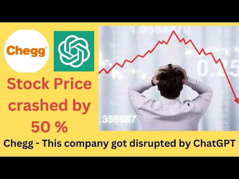 Chegg Stock down 50% |  CEO Admits ChatGPT's Impact on Business | The Future of EdTech