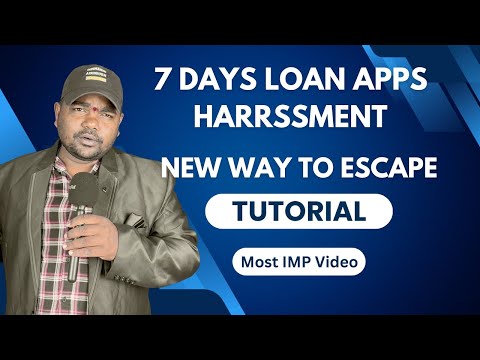 7 days loan apps harrssment explain telugu || new way escape from loan apps