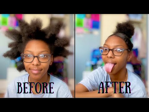 high bun with bang tutorial || cameryn ayanna