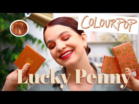 COLOURPOP LUCKY PENNY COLLECTION REVIEW + TUTORIAL & SWATCHES