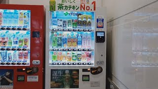 キャッシュレス決済対応伊藤園の飲料自販機にて楽天Edy（カードタイプの方）で飲料水購入