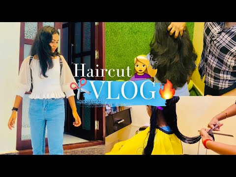 A New change in 2023| hair update💇‍♀️| haircut vlog ✂️🔥🙈