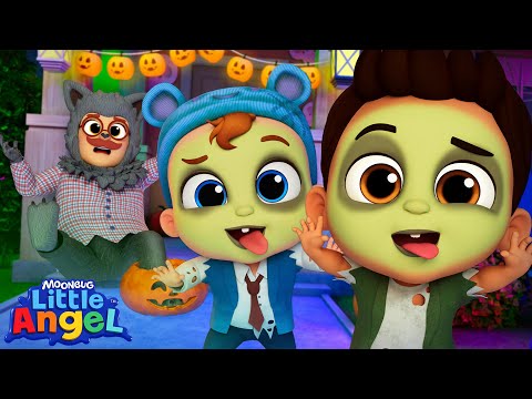 Spooky Adventure + More Halloween Songs | Little Angel Kids Songs & Nursery Rhymes