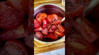 Smoked Tomatoes Are Tasty!  Here's How To Make Them  #cookingshorts #tomatorecipe