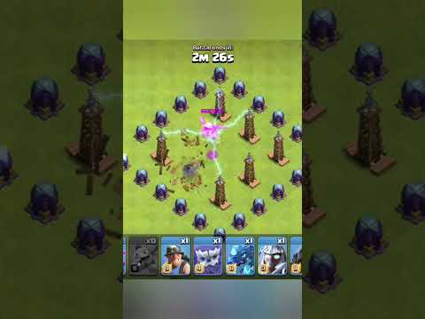 Max Baby dragon vs hidden tesla #shortsvideo #clashofclans #coc #shorts #youtubeshorts #shortvideo