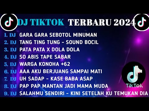 DJ TIKTOK TERBARU 2024 || DJ GARA GARA SEBOTOL MINUMAN || DJ TANG TING TUNG || DJ PATA PATA