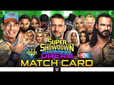 WWE Super ShowDown 2024 - Dream Match Card [v4]