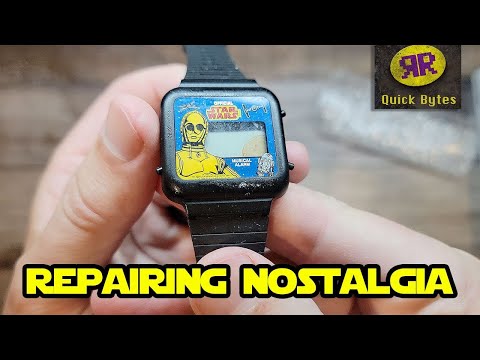 Watch This: Rare 1982 Star Wars Musical Watch Repair & Refurb