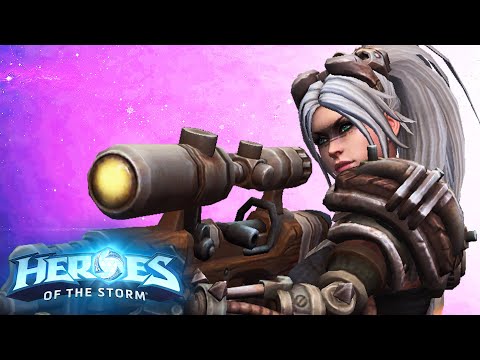 Nova Fires Long Range BOMBS with Snipe Build! | Heroes of the Storm (Hots) Nova Gameplay