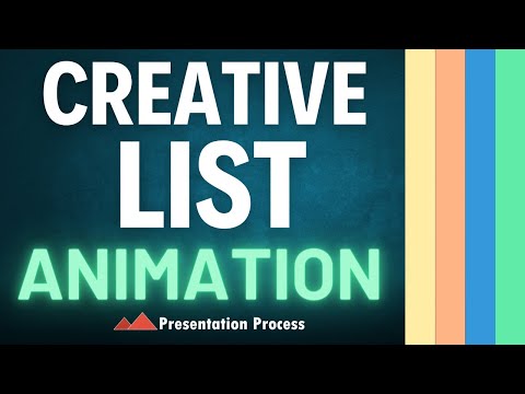 Creative After Effects Style List Animation in PowerPoint