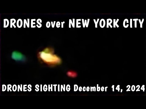 DRONES over New York City | Unidentified Drones over Manhattan NYC | DRONES Watch