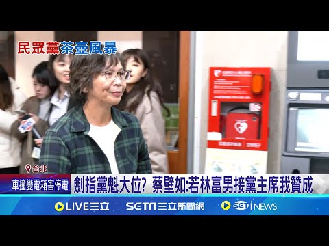 表態不排除爭黨魁挨批 蔡壁如嗆:有人"嘰嘰歪歪" 蔡壁如啟動請益之旅! 約見黃國昌"吃閉門羹" 週刊爆參與"屯田計畫"眾城公司? 蔡壁如:沒參與│新聞一把抓20241224│三立新聞台