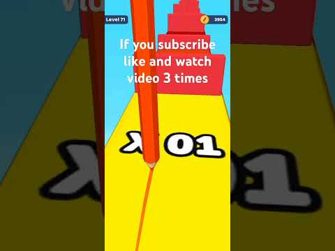 Color Pencil Run Level 71 Gameplay Walkthrough Android #Shorts