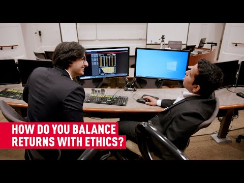 How do you balance returns with ethics?