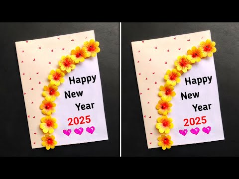 Happy New Year Card 2025 | New Year Greeting Card 2025 | New Year Card