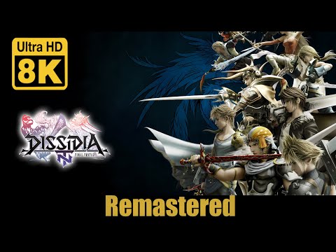 Final Fantasy Dissidia Opening 8K (Remastered with Neural Network AI)