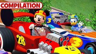 Mickey Mouse Compilation 🐭🏁 | 6 Full Episodes | Mickey and the Roadster Racers | @disneyjr