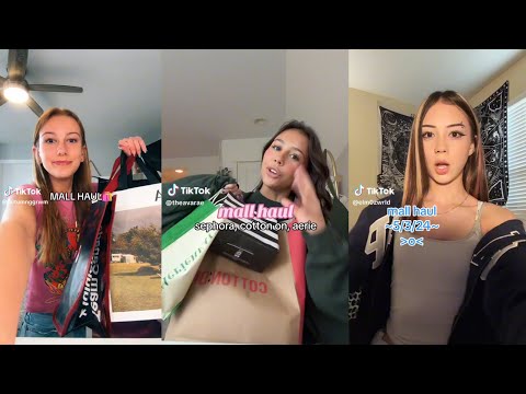 Mall haul - TikTok compilation 🛍️😋