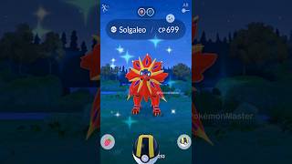 I Caught wild SHINY SOLGALEO in Pokemon GO.