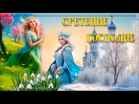 15 февраля  СРЕТЕНИЕ ГОСПОДНЕ  Красивое поздравление со Сретением Господним Очищение Марии