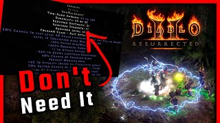 Is a Self Wielded Infinity Required for a Nova Sorc to Be Great - Diablo 2 Resurrected