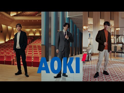 【AOKI】timeleszさん出演 パジャマスーツCM 60秒