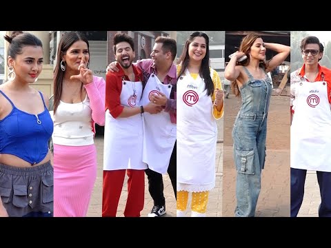 Celebrity Masterchef Cast On Sets | Tejasswi, Faisu,Dipika Kakar, Nikki Tamboli,Gaurav Khanna