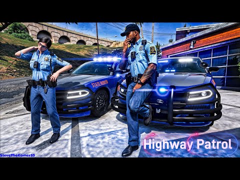 Playing GTA 5 As A POLICE OFFICER Highway Patrol| GTA 5 Lspdfr Mod| Live