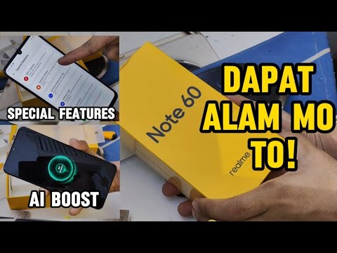 DAPAT ALAM MO TO! | SPECIAL AND ADDITIONAL FEATURES OF REALME NOTE 60