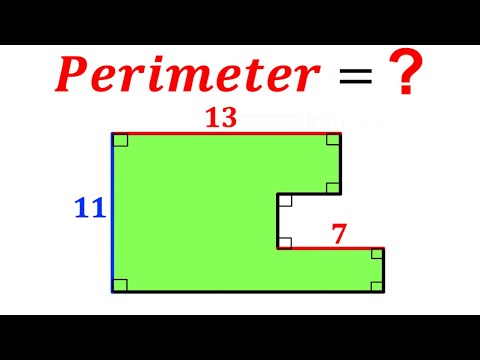 Can you calculate the Perimeter of the given shape? | (Polygon) | #math #maths | #geometry