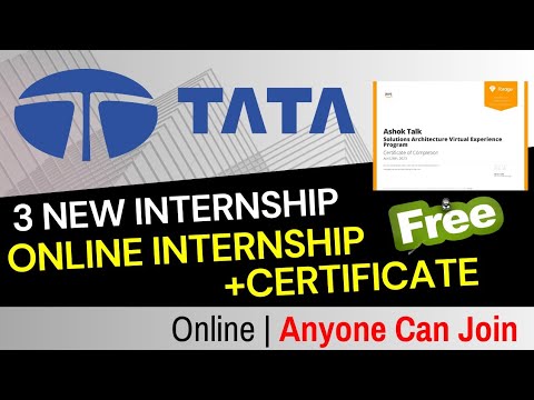 TATA Virtual Internship | 3 New Internship | Cyber Security| Data Visualisation| Online Certificate