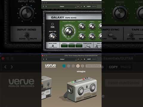 FREE UAD PLUGINS 🔥 Verve Analog Machines Essentials & Galaxy Tape Echo