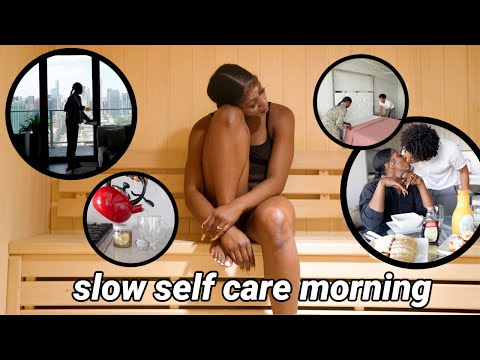 MY SELF CARE MORNING ROUTINE: Self Care, Hygiene, Sauna, Chores, Planning | Relax and Recharge