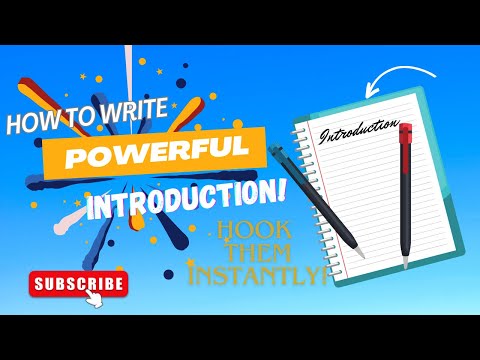 How to Write Powerful Introductions#studytips #englishwriting #intro