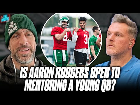 Aaron Rodgers Answers If He Would Take Pay Cut, Mentor Young QB For The Jets Future | Pat McAfee