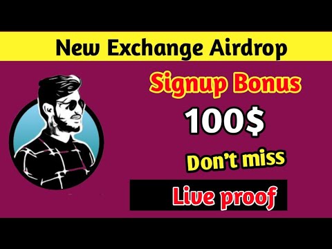 🔴Live proof | 🔷 Instant 100$ Signup bonus | Instant withdrawal | new free crypto exchange Airdrop