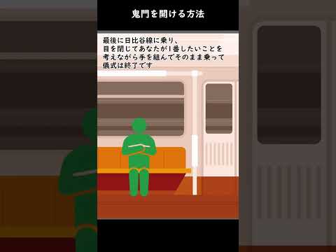 【都市伝説】鬼門を開ける方法