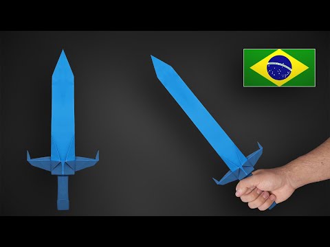 Origami: Espada Épica | Como Fazer uma Espada de Origami Incrível!