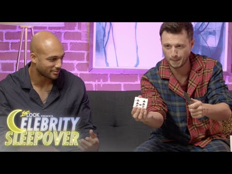 NFL Star Austin Ekeler's Gets Tricked by Vegas Magician Mat Franco | Celebrity Sleepover