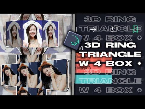 3d Ring Triangle W 4 Box + Transition [Vs Inspired] | Alight Motion Tutorial